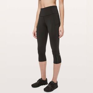 Lululemon Fast & Free Crop II *Nulux 19"